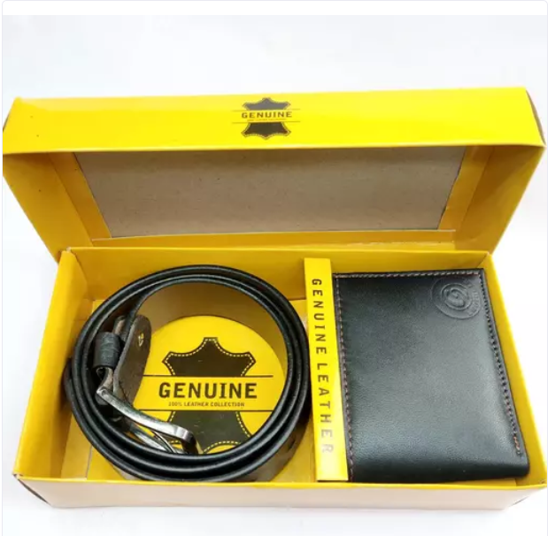 Buy/Send Porus Club Leather Belt & Wallet Gift Box Online- FNP